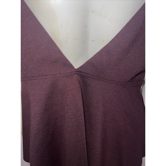 Silence + noise Plum Peplum Top medium - Picture 5 of 6